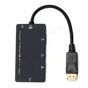 4In1 Display Port DP To VGA HDMI DVI Audio Cable Adapter Converter